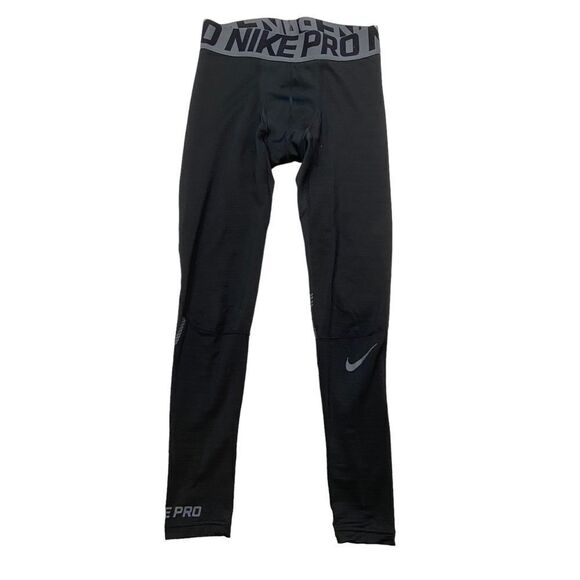 Men’s Nike Pro Black Compression Leggings Size Small - Picture 1 of 8